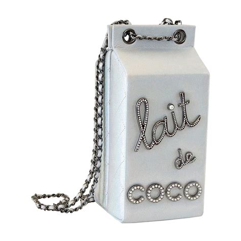 silver chanel milk carton bag dirty john